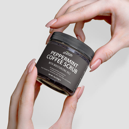 Peppermint Coffee Scrub